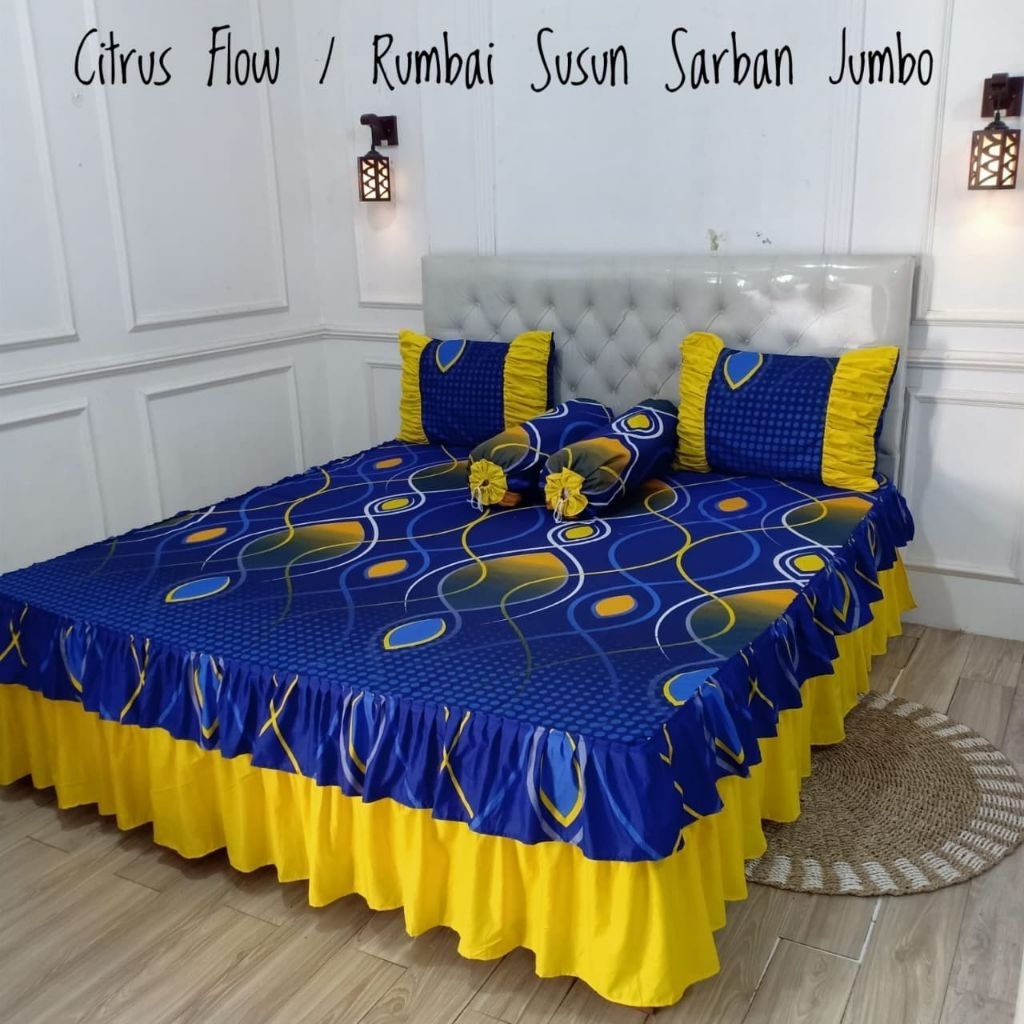 Sprei rumbai Susun 2 Sarban Jumbo UK 180x200x20