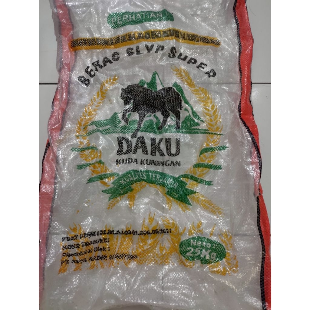 karung bekas beras 25kg karung beras second