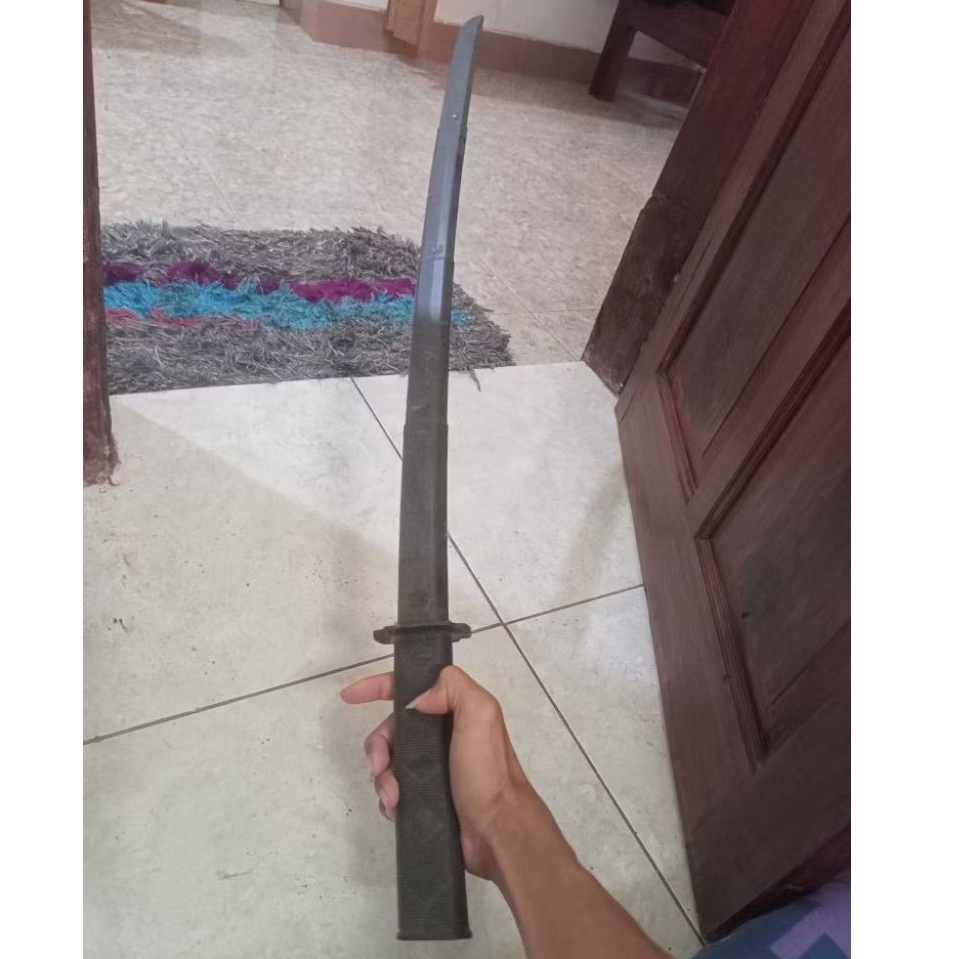pedang lipat katana mainan cosplayer dummy pedang katana mainan
