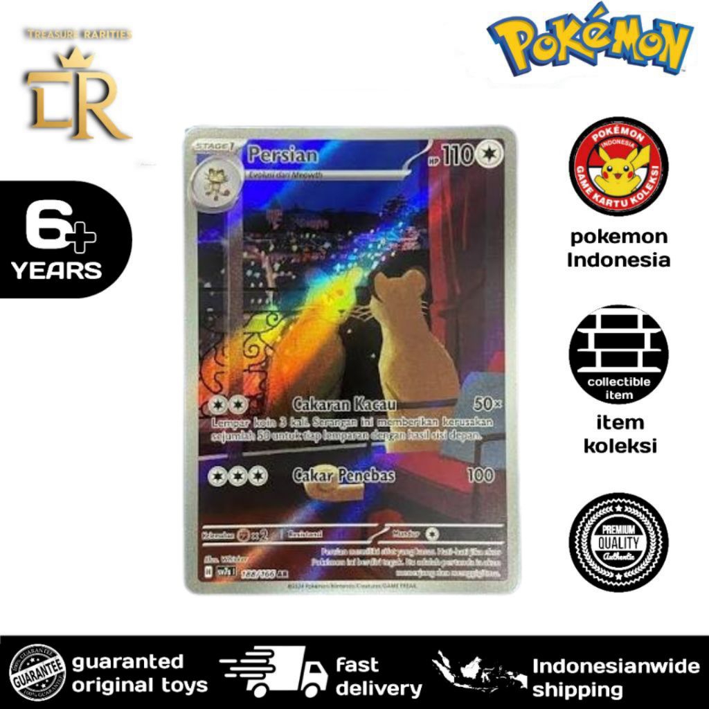 persian ar sv7s tcg pokemon indo