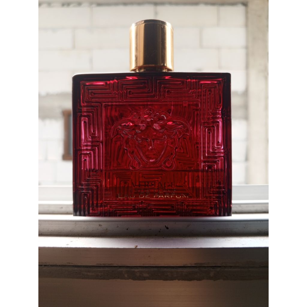 Preloved Versace Eros Flame Juice tertera