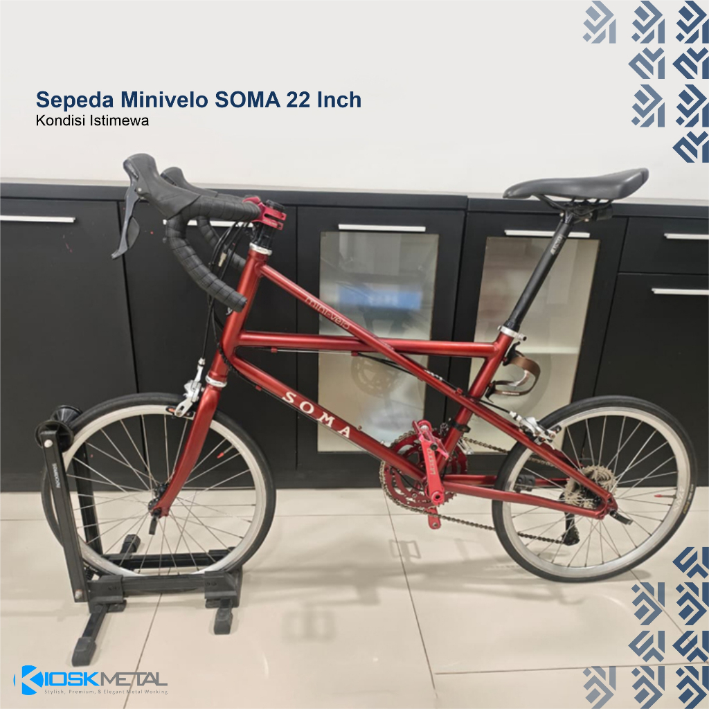 Sepeda Minivelo SOMA 22 Inch Kondisi Istimewa