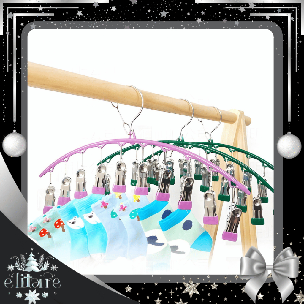 ELITAIRE | Gantungan Baju Jepit / Hanger Jepit Besi Gantungan Baju Jepit Celana Gantungan Baju Hange