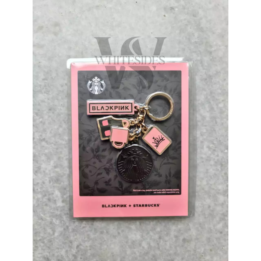 Keychain - Starbucks Blackpink Collection Edition Whole Bean 250gr gram VIA Instant 12 Sticks 3 Teav