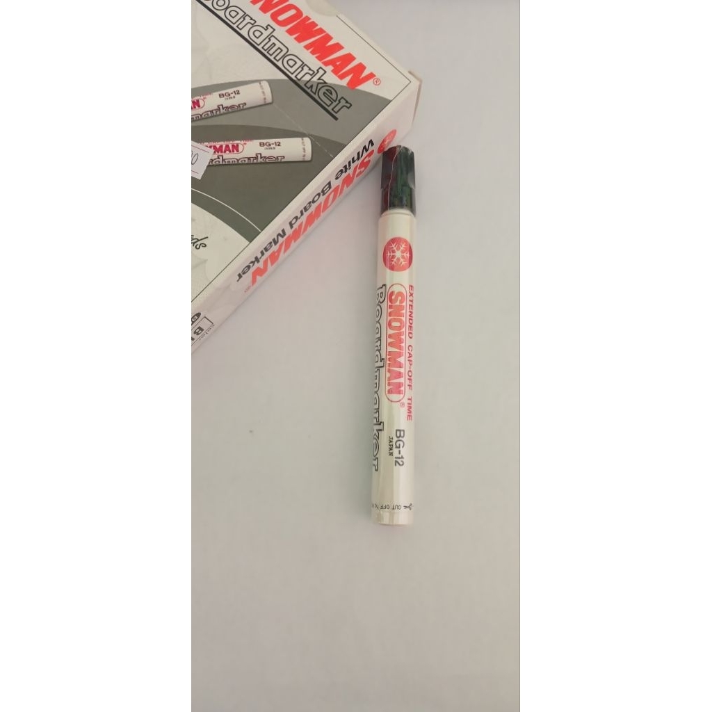Spidol Snowman Boardmarker warna hitam