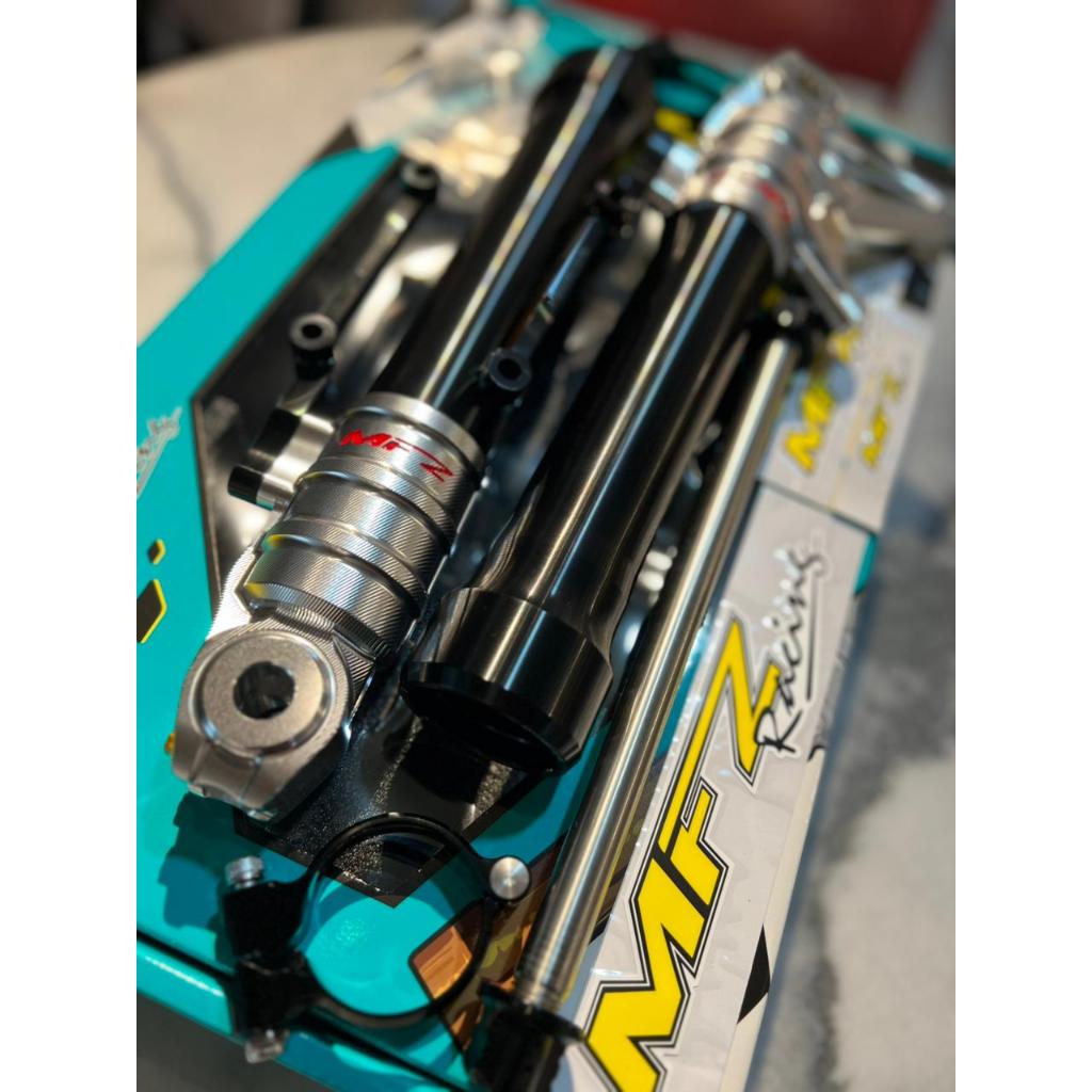 MFZ Racing Bottom Shock Lowering Yamaha XMAX 250 CNC Black & Gold Silver