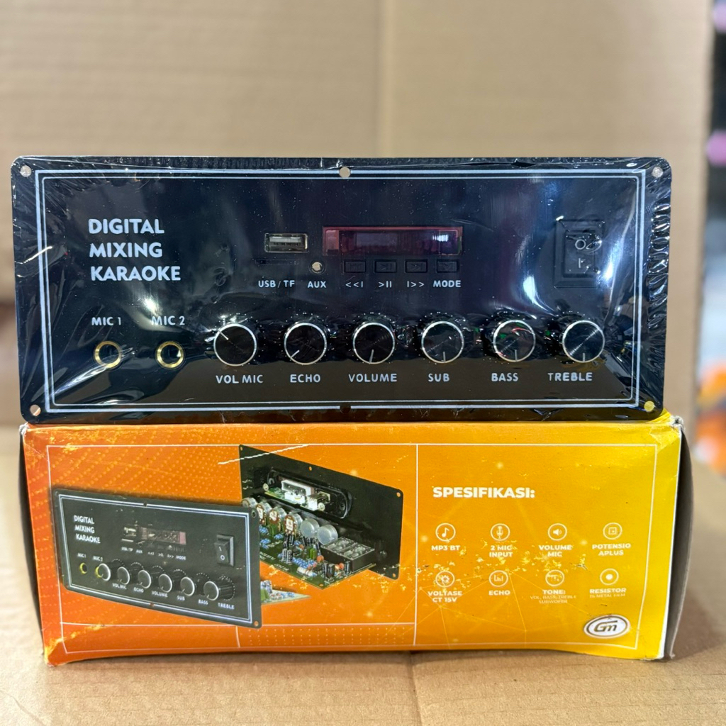 tone control stereo mixing plus mp3 bluetooth GM-2437