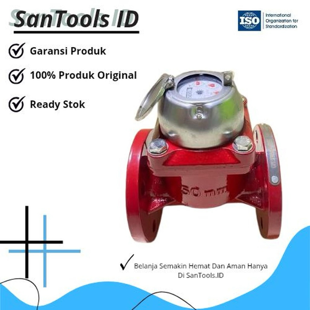 Flow Meter Air Limbah 4 inch Flowmeter air kotor 4" Water meter Limbah