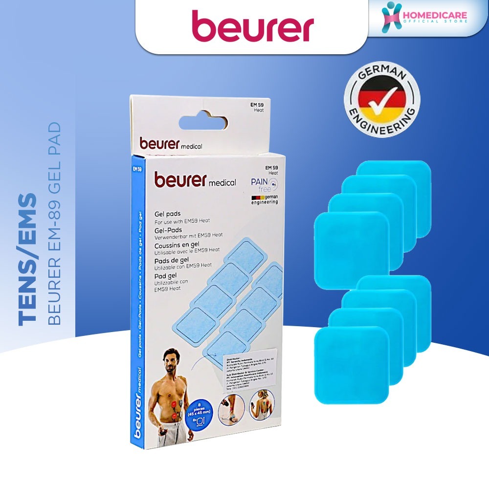 GEL PAD BEURER EM89 TENS EMS Massage & Heating (Hanya pad tidak termasuk alat)