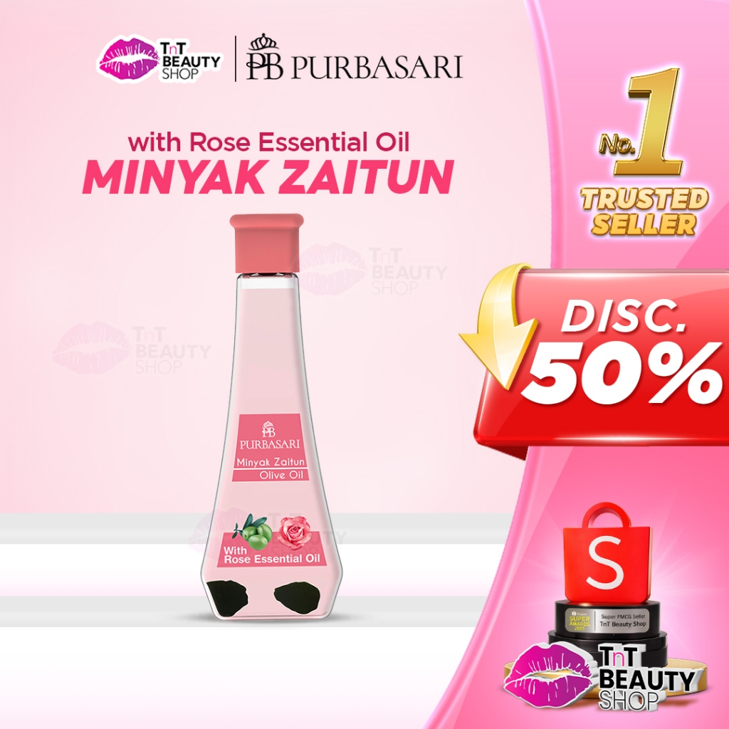 Purbasari Minyak Zaitun Mawar 150ml - Rose Essential Oil | TnT Beauty Shop
