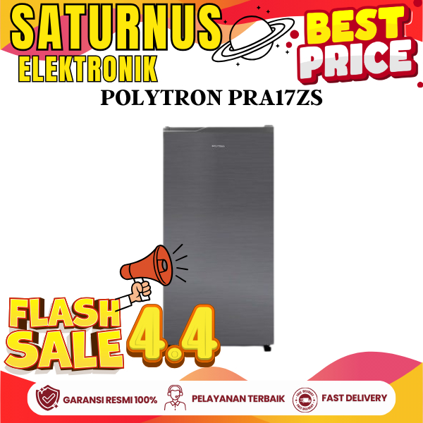 POLYTRON PRA17ZS  Kulkas 1 Pintu Belleza 170 Liter
