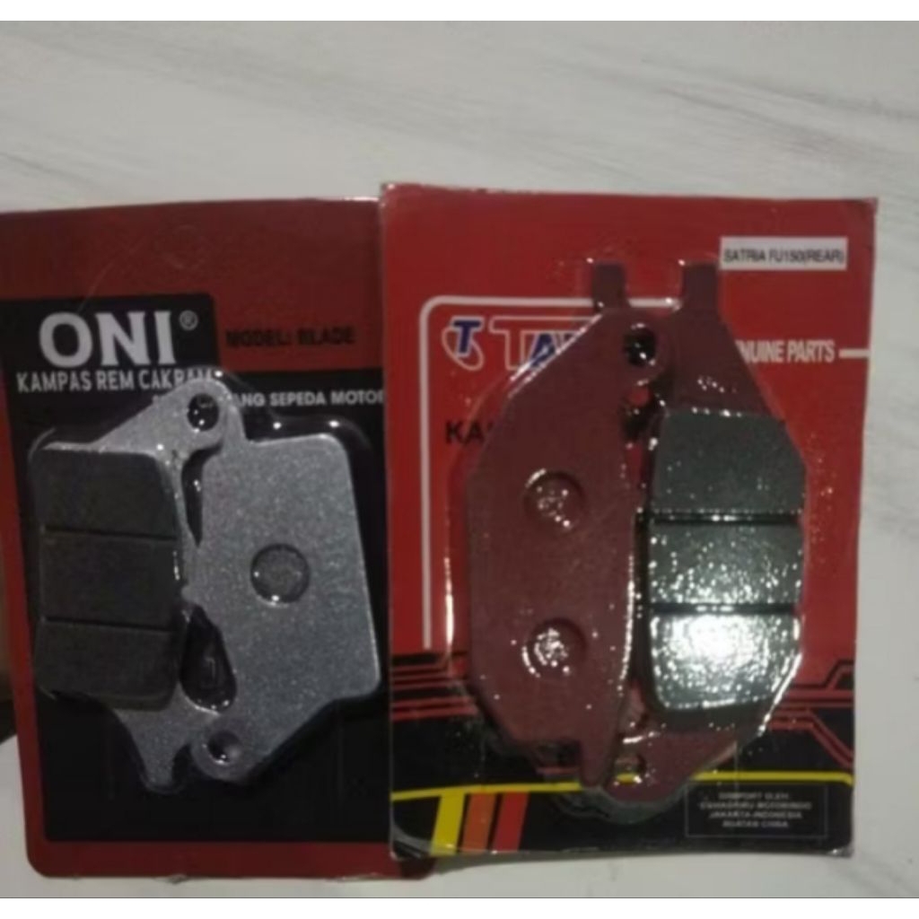 kampas rem depan belakang Supra x 125 fi Blade 125 fi satu set