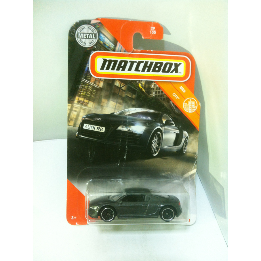 Matchbox. 2020 MBX City - 29. 2007 Audi R8 by MATTEL