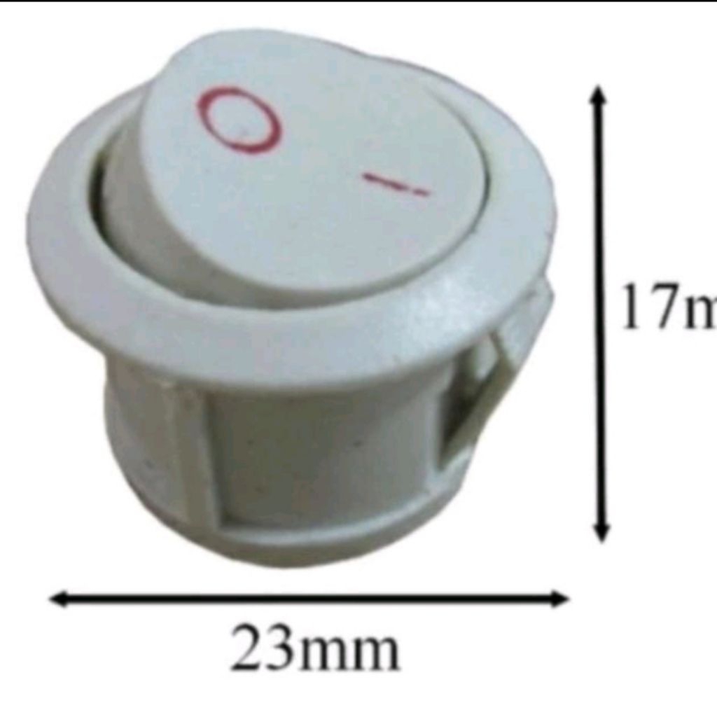 Saklar On Off On/Off Bulat Mini