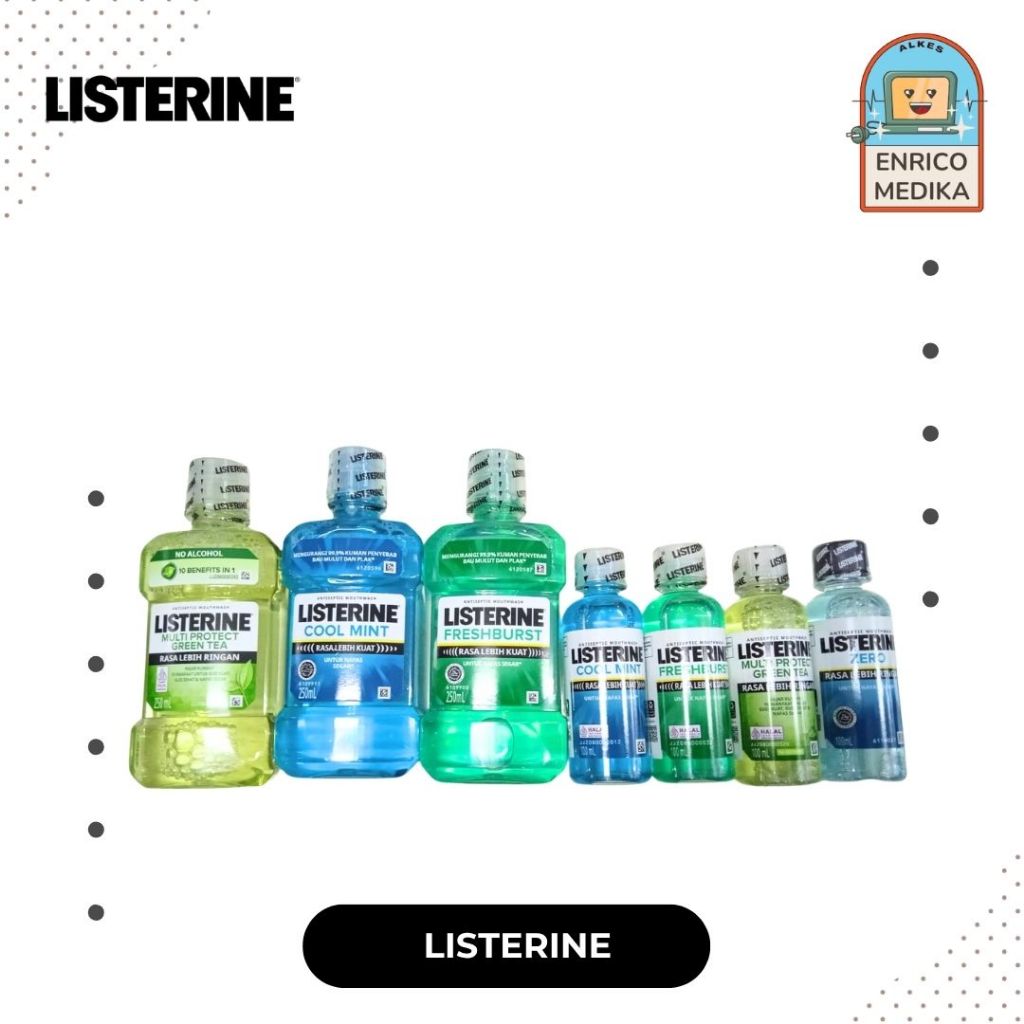 Listerine - Obat Kumur Menghilangkan Bau Mulut