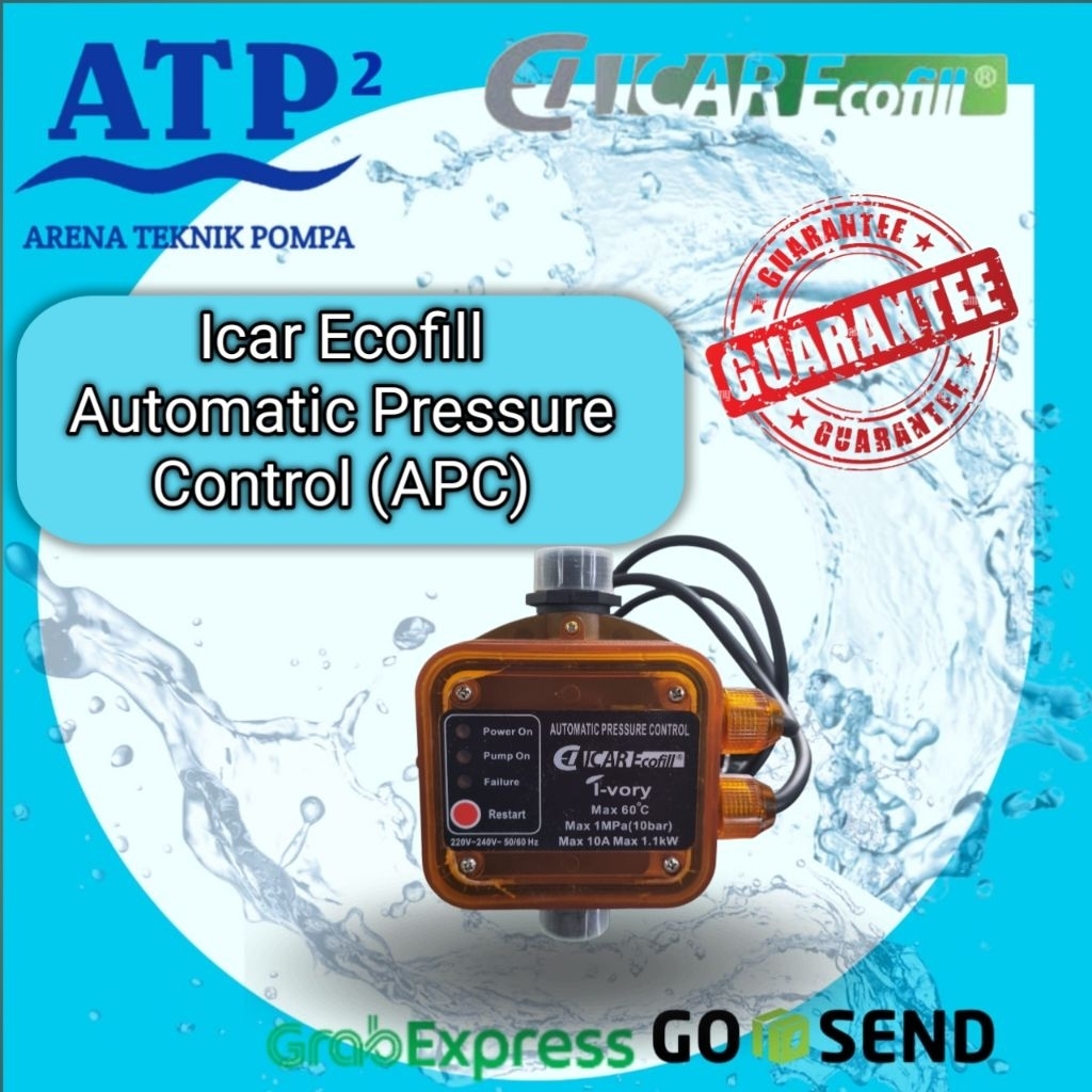 Icar Ecofill Ivory orange Otomatis Press Control Untuk Otomatis pompa Booster 
