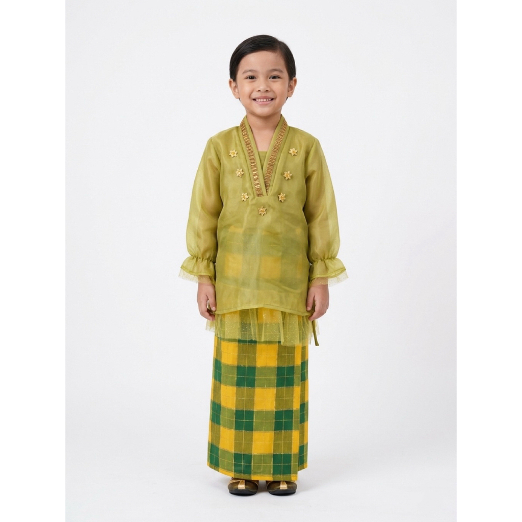 Set Baju Bodo Organza Anak