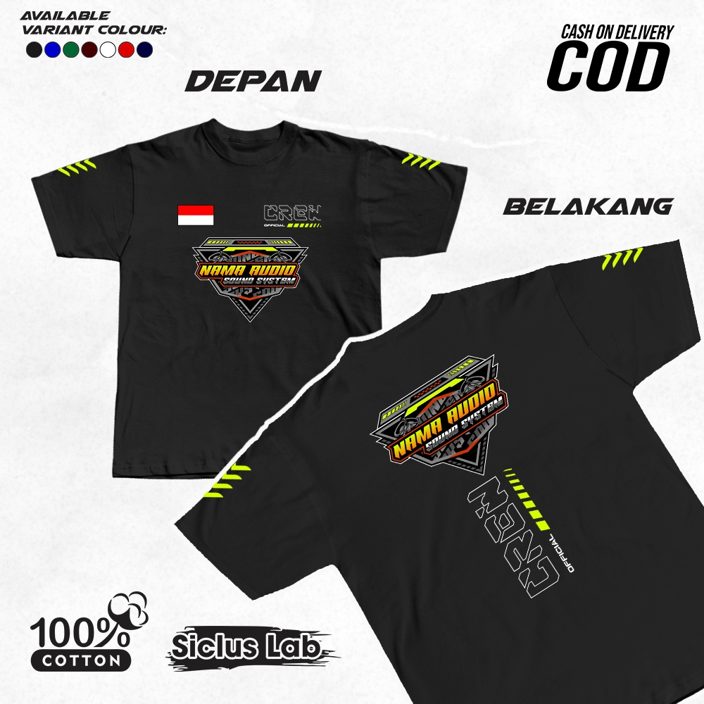 Siclus Lab - Kaos Audio Sound System Custom Nama Audio Crew Operator Sound System DB (KS)