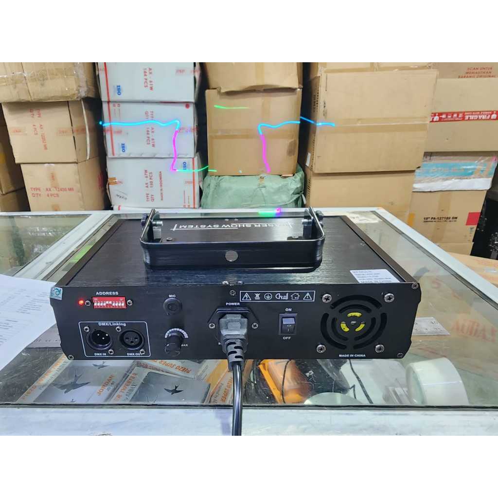 Lampu laser Redsun LS-036 – Panggung Disco Laser 2 Mata RGB Party Light DJ Stage
