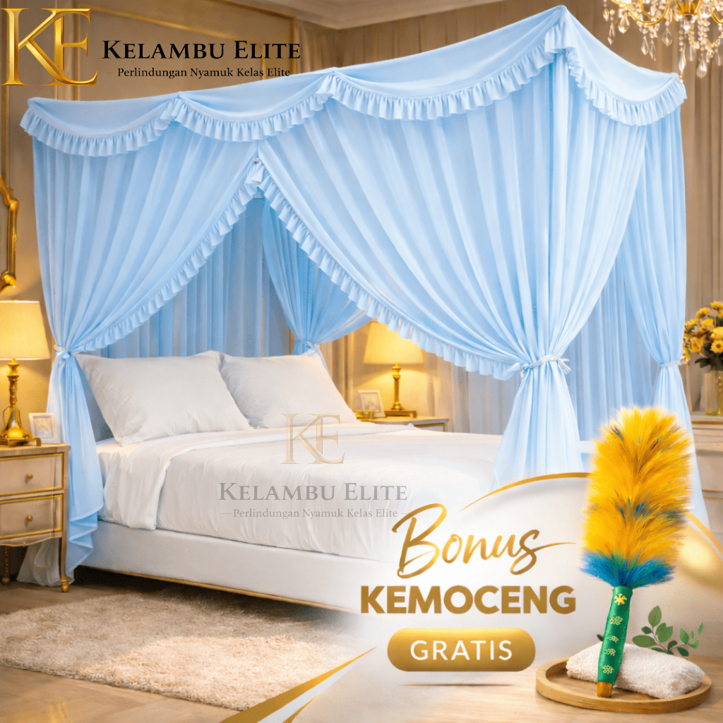 Kelambu Anti Nyamuk Kelambu Tidur Anti Nyamuk Jumbo Tebal Awet King Size Kelambu Premium | Bonus Kem