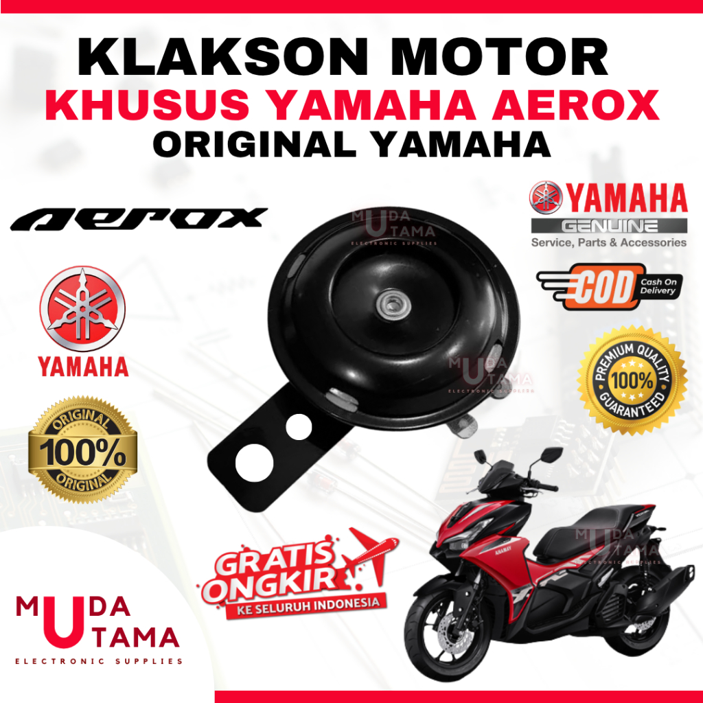 Klakson YAMAHA AEROX - ORIGINAL YAMAHA | Klakson Motor YAMAHA AEROX | Klakson AEROX Original | Klaks