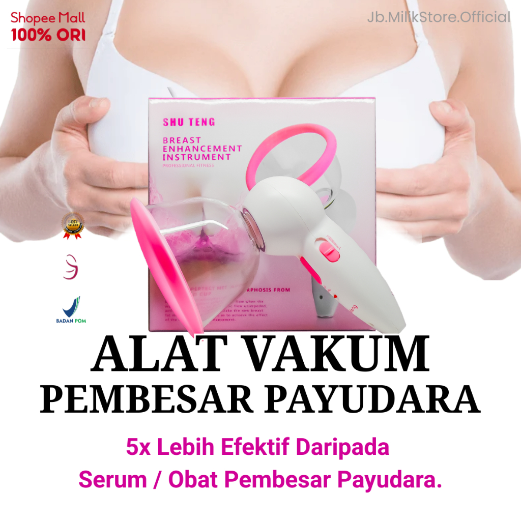 Alat Pembesar & Pengencang Payudara Hasil Cepat Permanen Vacum Payudara Elektrik Smart Breast Pump