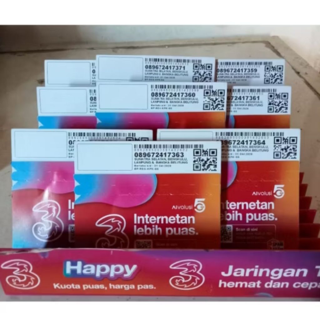 Kartu Perdana TRI -Kosongan