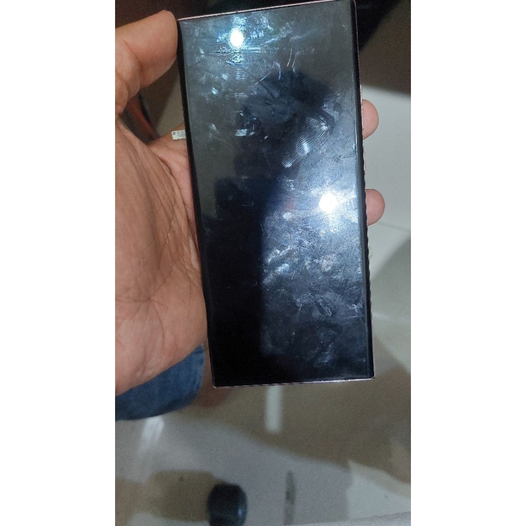 LCD SAMSUNG NOTE 20 ULTRA ORI COPOTAN MINUS GARIS