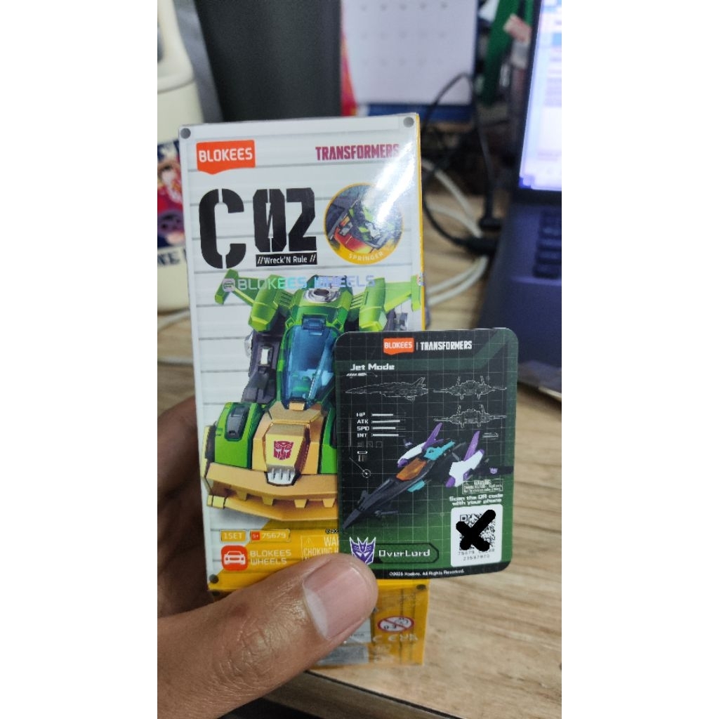 Blokees Transformers / Wheels C02 - Overlord Jet
