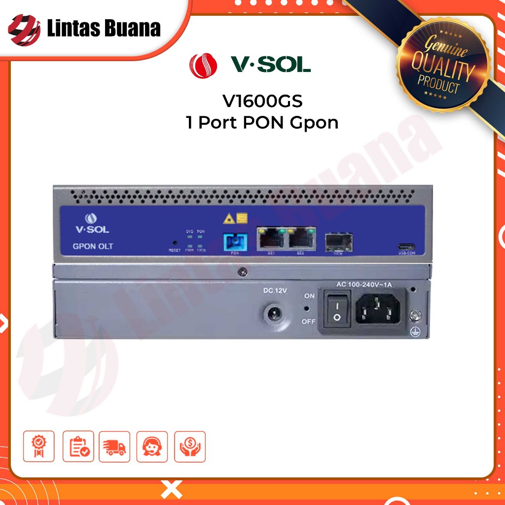 VSOL V1600GS OLT GPON 1PON 1PORT INTEGRATED SFP