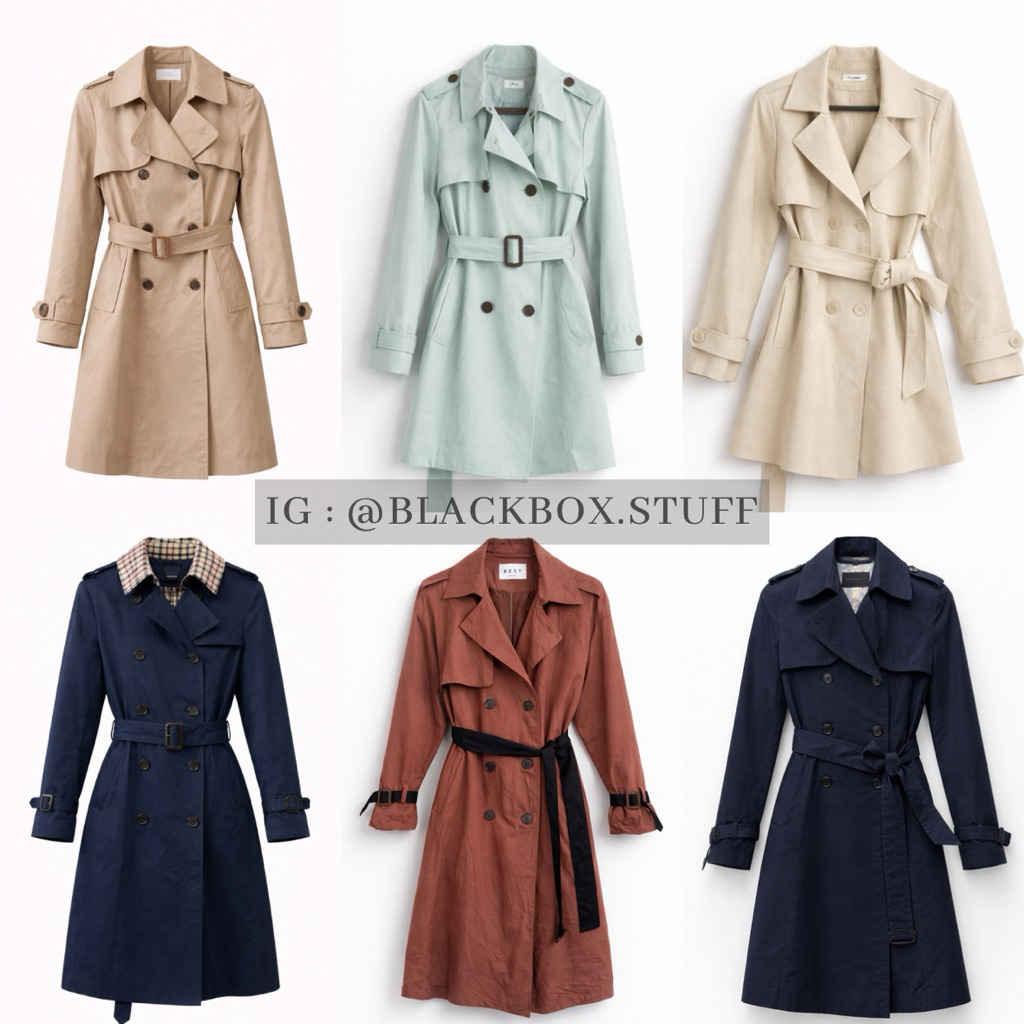 Trench Coat Wanita Premium