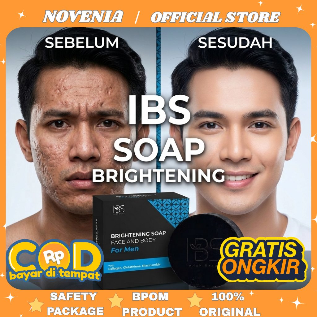 IBS Brightening Soap: Anti Bopeng , Kulit Cerah