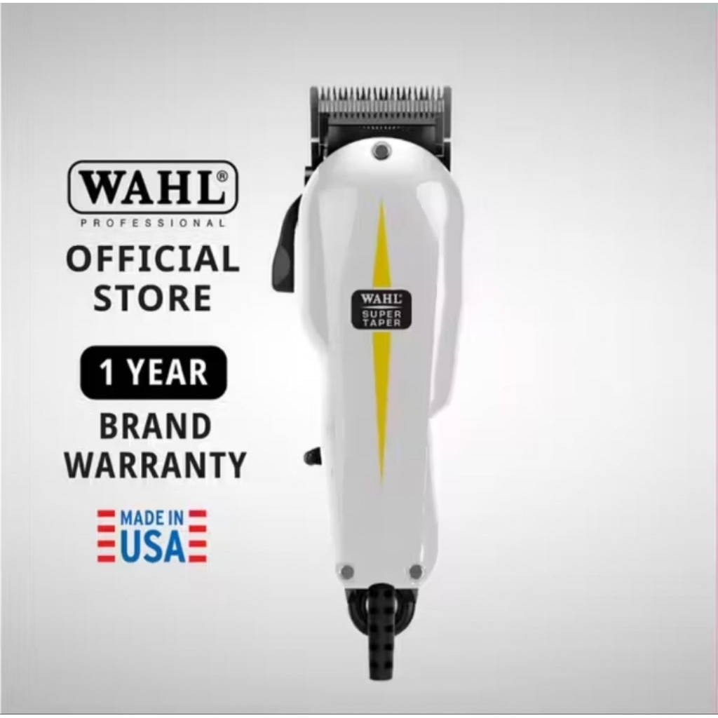 Mesin Potong Rambut SUPER WAHL ORIGINAL, 1 Set Mesin dan Ukuran Taper 1,2,3,4,6 dan 8 / BEKAS?