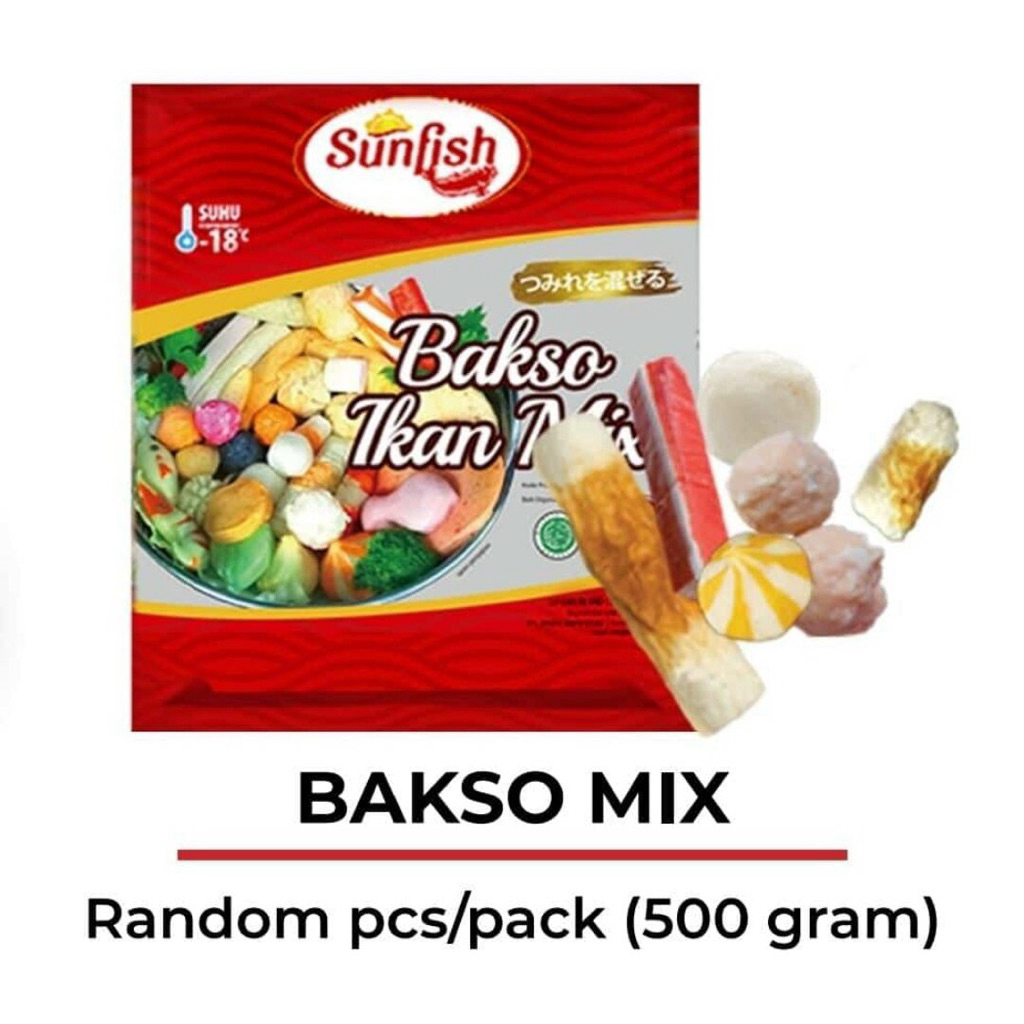 Bakso mix seafood sunfish 500gr