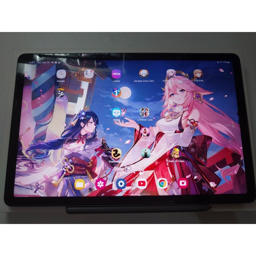 Samsung Galaxy Tab S9 FE 5G WiFi 6/128gb tablet second bekas