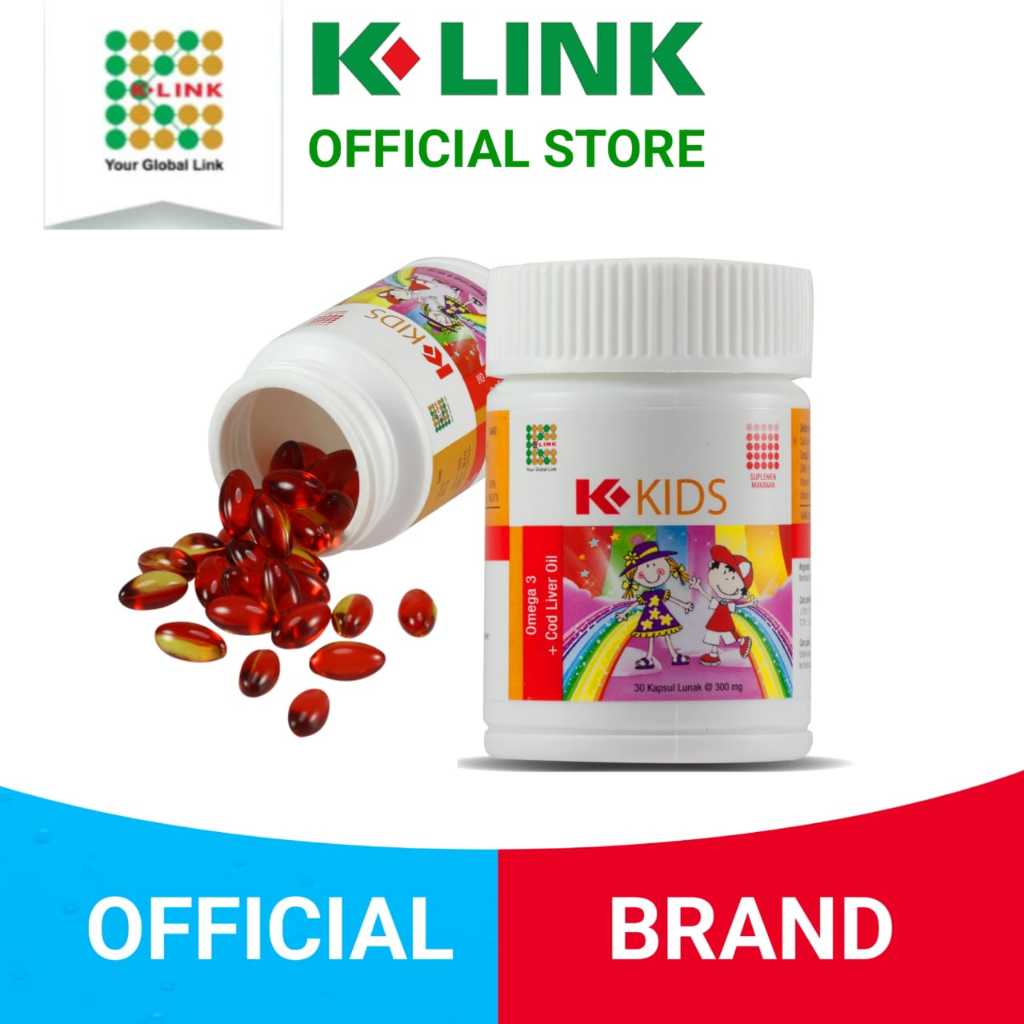 K Kids Omega 3 minyak ikan Original.K Kids K link.K Kids Omega 3.Minyak Ikan K Kids.K Link K Kids.K 