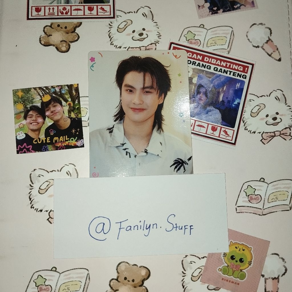 [BACA DESK] OHM PAWAT PHOTOCARD FROM HFB FANIVAL GMMTV OFFICIAL