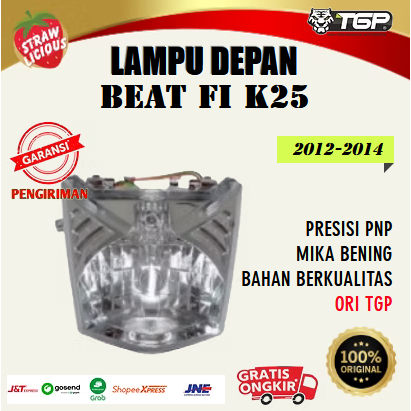 Lampu Depan Reflektor Beat FI K25 2012-2014 Motor Honda Variasi Aksesoris TGP