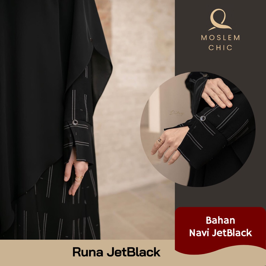 Runaa JetBlack by Ditsy Moslem