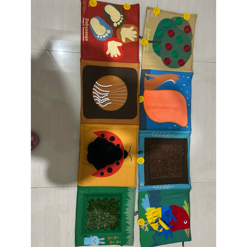 pl fox and bunny baby sensory path