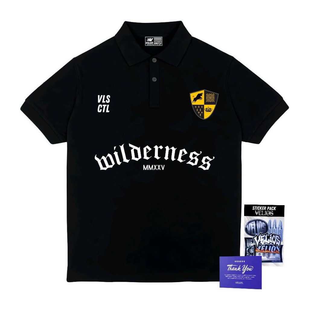 Velios | Poloshirt - Wilderness | CVC Pique Hexagon 24s