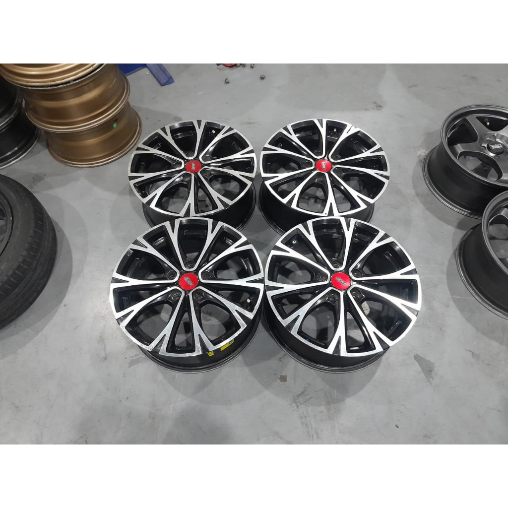 Velg second hrv mugen ring 17 pcd 5x114 second murah kondisi lecet pemakaian saja