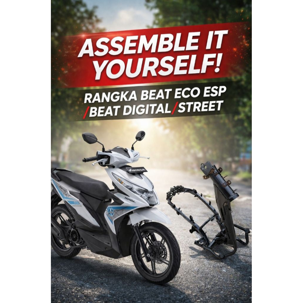 RANGKA MOTOR BEAT ECO ESP/DIGITAL/STREET ORIGINAL SECOND