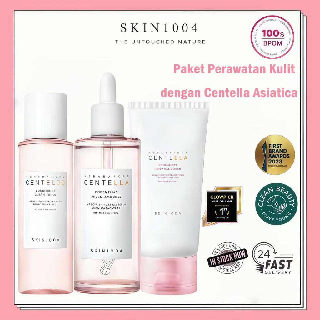 [Paket Hemat 3in1] SKIN1004 Madagascar Watery Centella Poremizing Light Gel Cream 75ml + Fresh Ampou