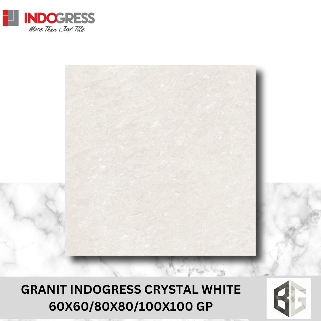 GRANIT INDOGRESS Crystal White 60x60 / 80x80 / 100x100 Glazed Polished