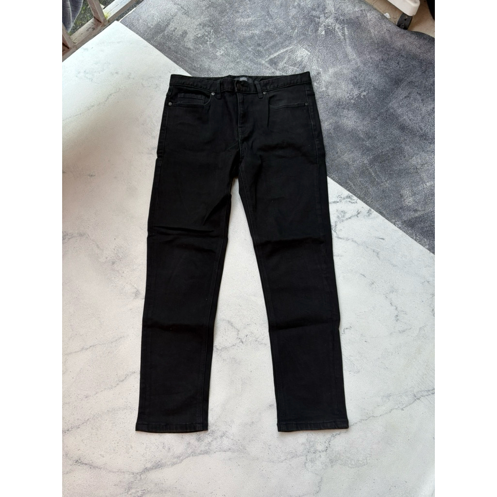 Denim Jeans Musinsa Standard Black Like New ( size 32 )