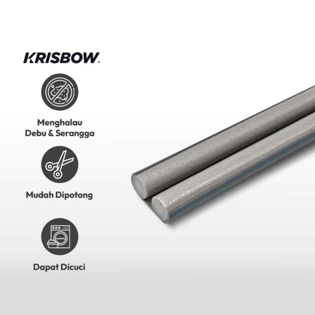 Krisbow Busa Penutup Bawah Pintu 95cm × 2,5 cm Door Bottom Foam Seal