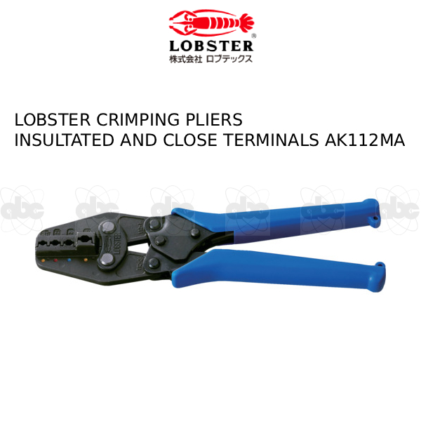 LOBSTER Crimping Tool for Insulated and Closed Terminals No. AK112MA