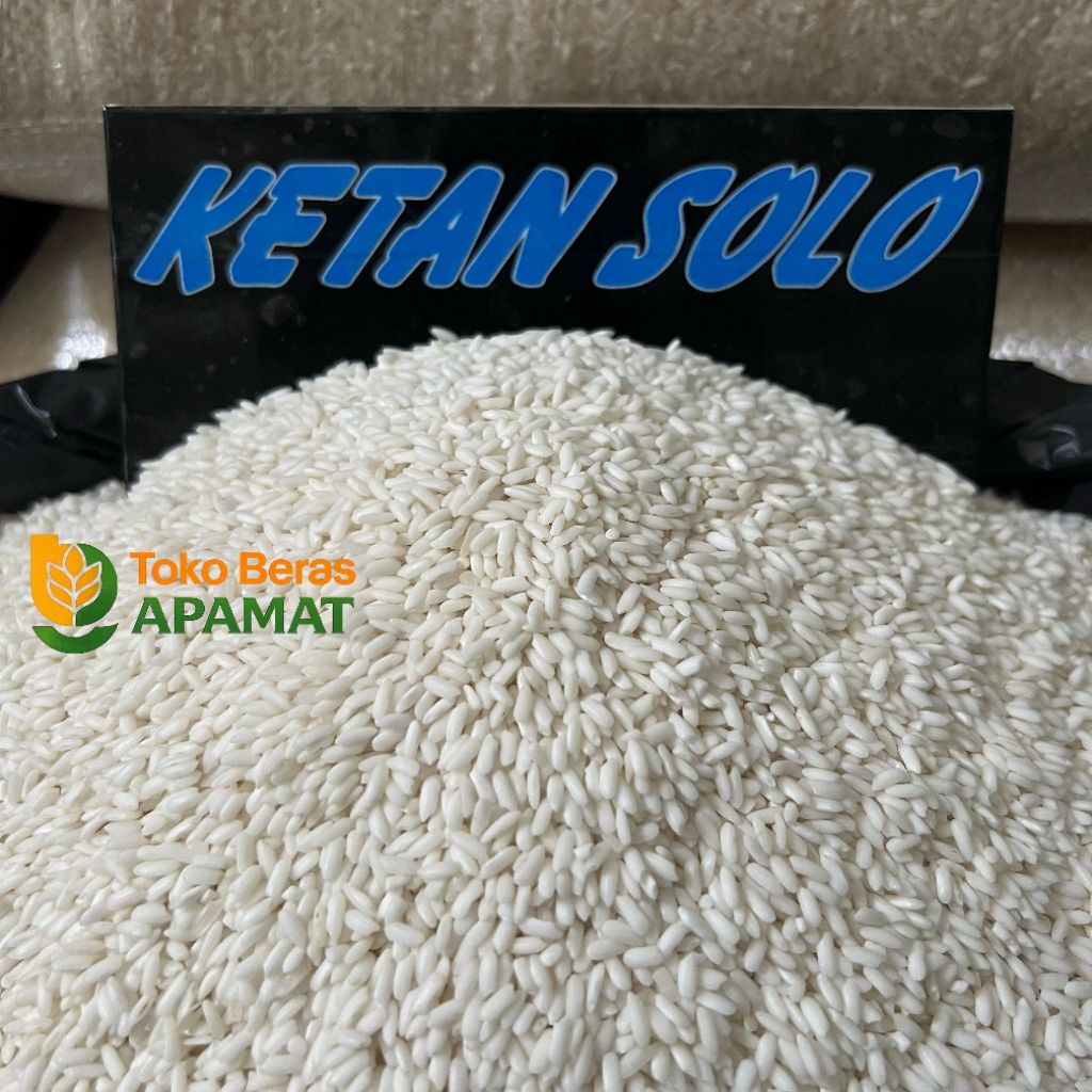 Beras Ketan Solo Super 1 Kg Untuk Lemper/Uli/Tape/Dodol/Bacang Dll