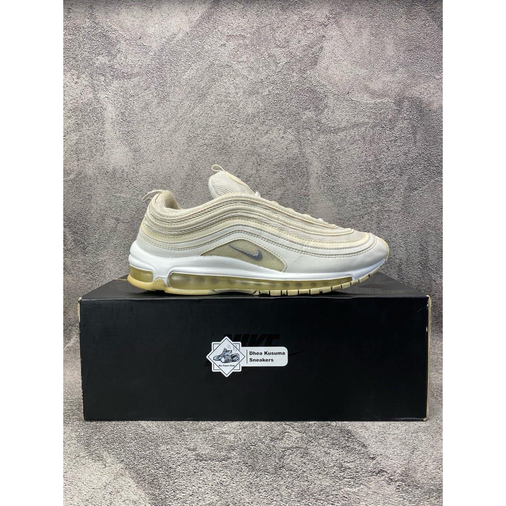 Sepatu Second Air Max 97 Triple White Size 42 Original Guarantee 100%